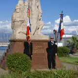 La cérémonie à Ajaccio