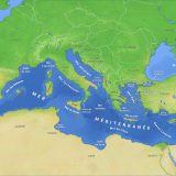 Carte de la Méditerranée